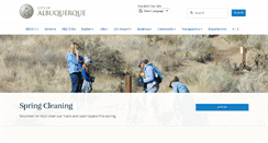 Desktop Screenshot of cabq.gov